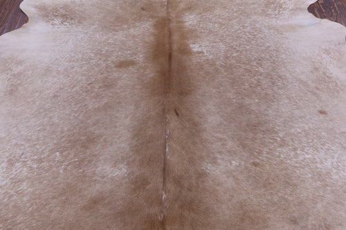 SUPER SALE Brown Salt & Pepper Natural Cowhide Rug - XX-Large 7' 7