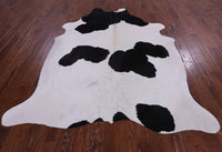 Thumbnail for SUPER SALE Black & White Natural Cowhide Rug - X-Large 7' 3
