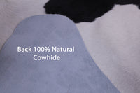 Thumbnail for SUPER SALE Black & White Natural Cowhide Rug - X-Large 7' 3