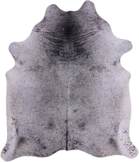 Thumbnail for SUPER SALE Black Salt & Pepper Natural Cowhide Rug - XX-Large 7' 7