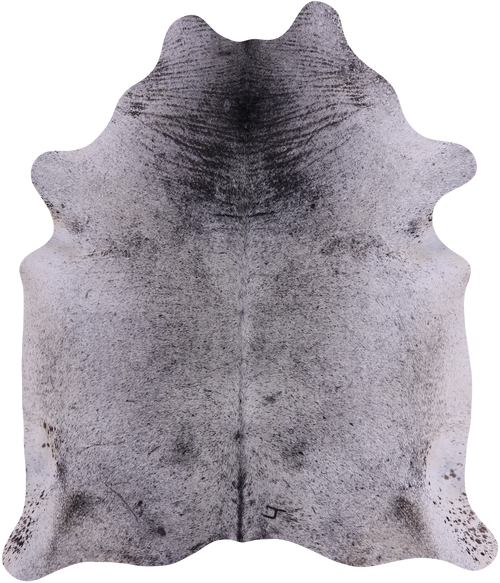 SUPER SALE Black Salt & Pepper Natural Cowhide Rug - XX-Large 7' 7