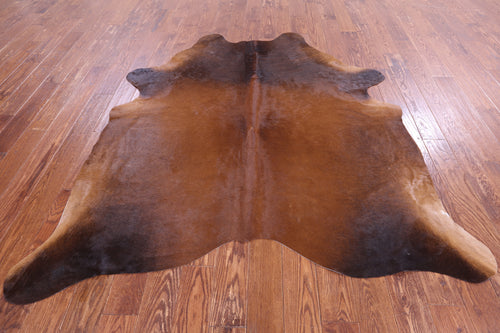 SUPER SALE Brown Natural Cowhide Rug - X-Large 6' 9