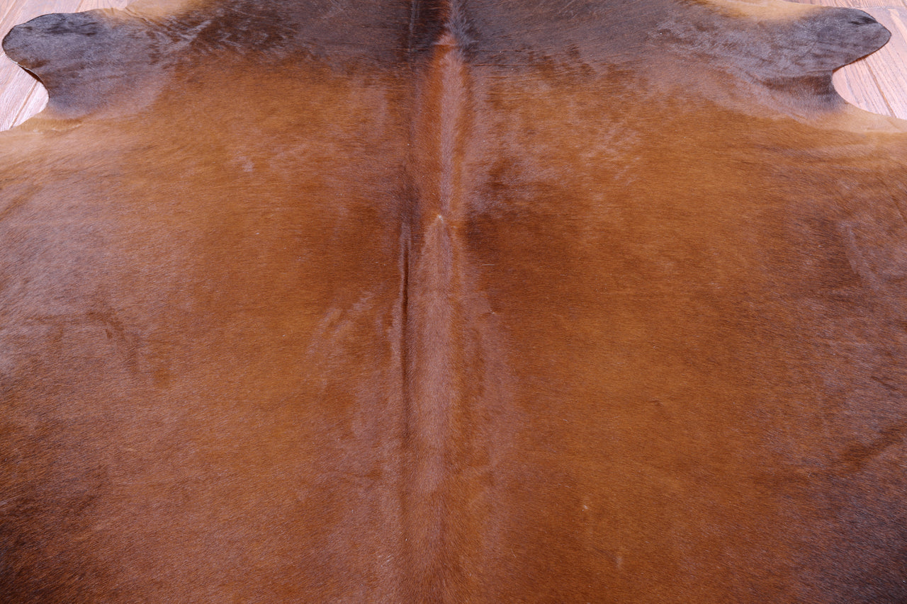 SUPER SALE Brown Natural Cowhide Rug - X-Large 6' 9"H x 6' 2"W