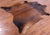 SUPER SALE Brown Natural Cowhide Rug - X-Large 6' 9"H x 6' 2"W