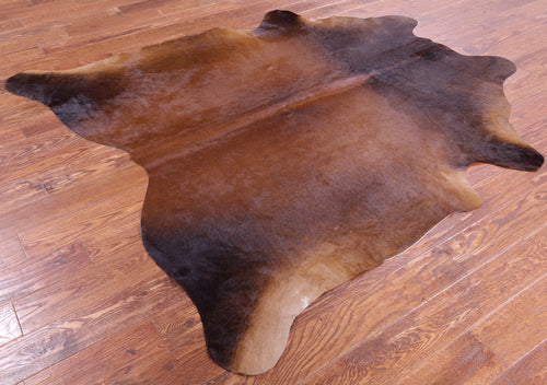 SUPER SALE Brown Natural Cowhide Rug - X-Large 6' 9
