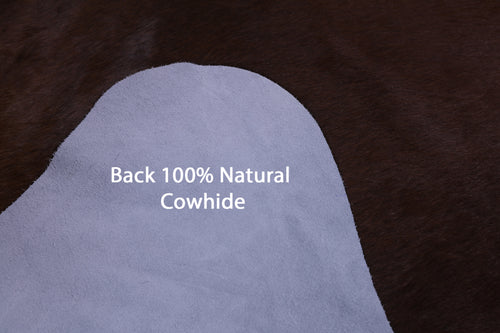 SUPER SALE Brown Natural Cowhide Rug - X-Large 6' 9