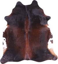 Thumbnail for SUPER SALE Dark Brown Natural Cowhide Rug - XX-Large 7' 4