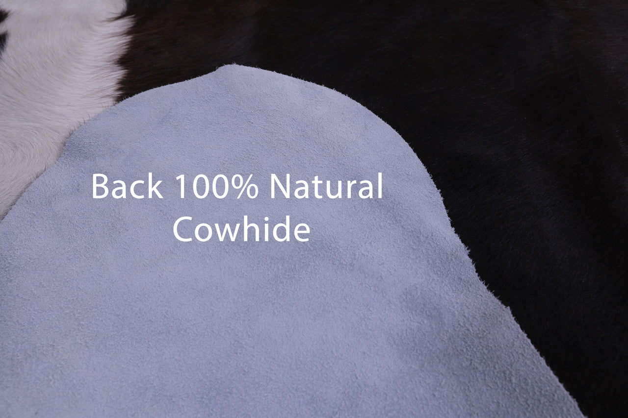 SUPER SALE Dark Brown Natural Cowhide Rug - XX-Large 7' 4"H x 6' 6"W