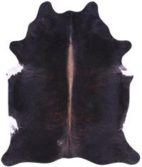 Thumbnail for SUPER SALE Dark Brindle Natural Cowhide Rug - XX-Large 8' 2