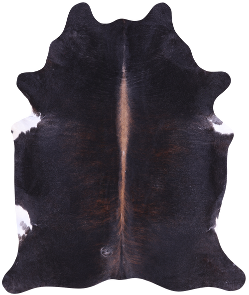 SUPER SALE Dark Brindle Natural Cowhide Rug - XX-Large 8' 2