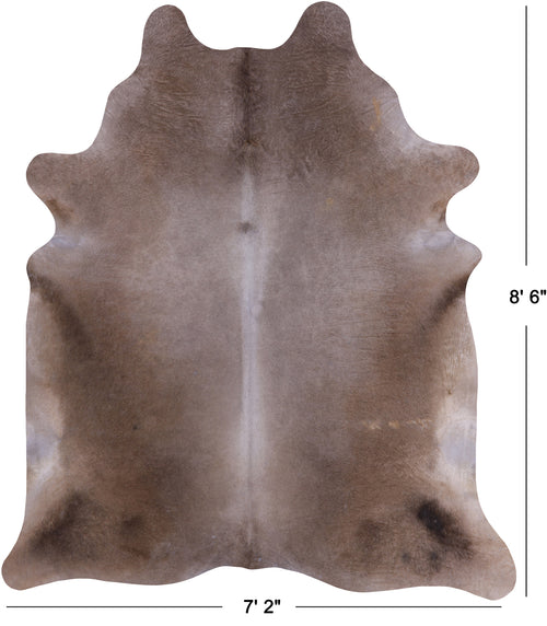 SUPER SALE Champagne Natural Cowhide Rug - XX-Large 8' 6