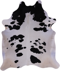 Thumbnail for SUPER SALE Black & White Natural Cowhide Rug - X-Large 7' 2