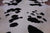 SUPER SALE Black & White Natural Cowhide Rug - X-Large 7' 2"H x 5' 10"W