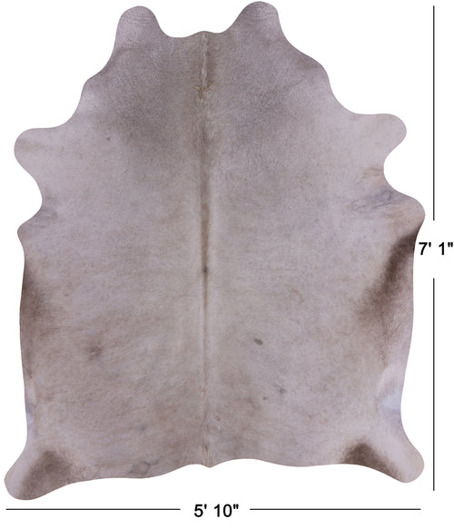 SUPER SALE Beige Natural Cowhide Rug - X-Large 7' 1