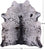 SUPER SALE Brown Salt & Pepper Natural Cowhide Rug - XX-Large 8' 2"H x 7' 2"W
