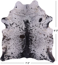 Thumbnail for SUPER SALE Brown Salt & Pepper Natural Cowhide Rug - XX-Large 8' 2