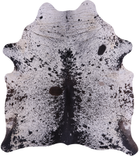 Thumbnail for SUPER SALE Brown Salt & Pepper Natural Cowhide Rug - XX-Large 8' 2