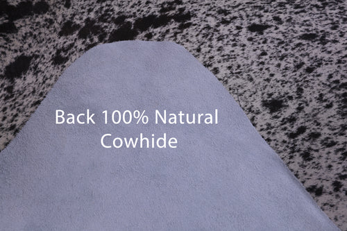 SUPER SALE Brown Salt & Pepper Natural Cowhide Rug - XX-Large 8' 2
