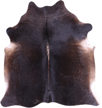 Thumbnail for SUPER SALE Dark Brown Natural Cowhide Rug - X-Large 7' 0