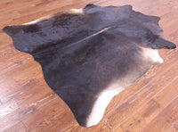 Thumbnail for SUPER SALE Dark Brown Natural Cowhide Rug - X-Large 7' 0