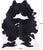 SUPER SALE Black & White Natural Cowhide Rug - XX-Large 8' 2"H x 6' 9"W