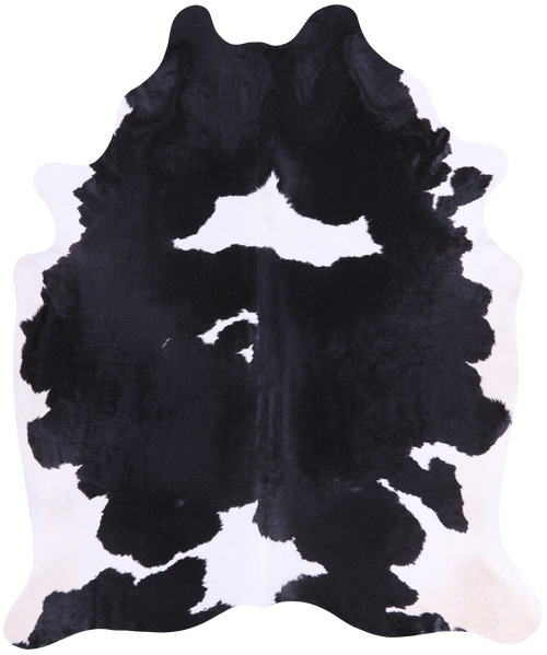 SUPER SALE Black & White Natural Cowhide Rug - XX-Large 8' 2
