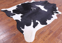 Thumbnail for SUPER SALE Black & White Natural Cowhide Rug - XX-Large 8' 2