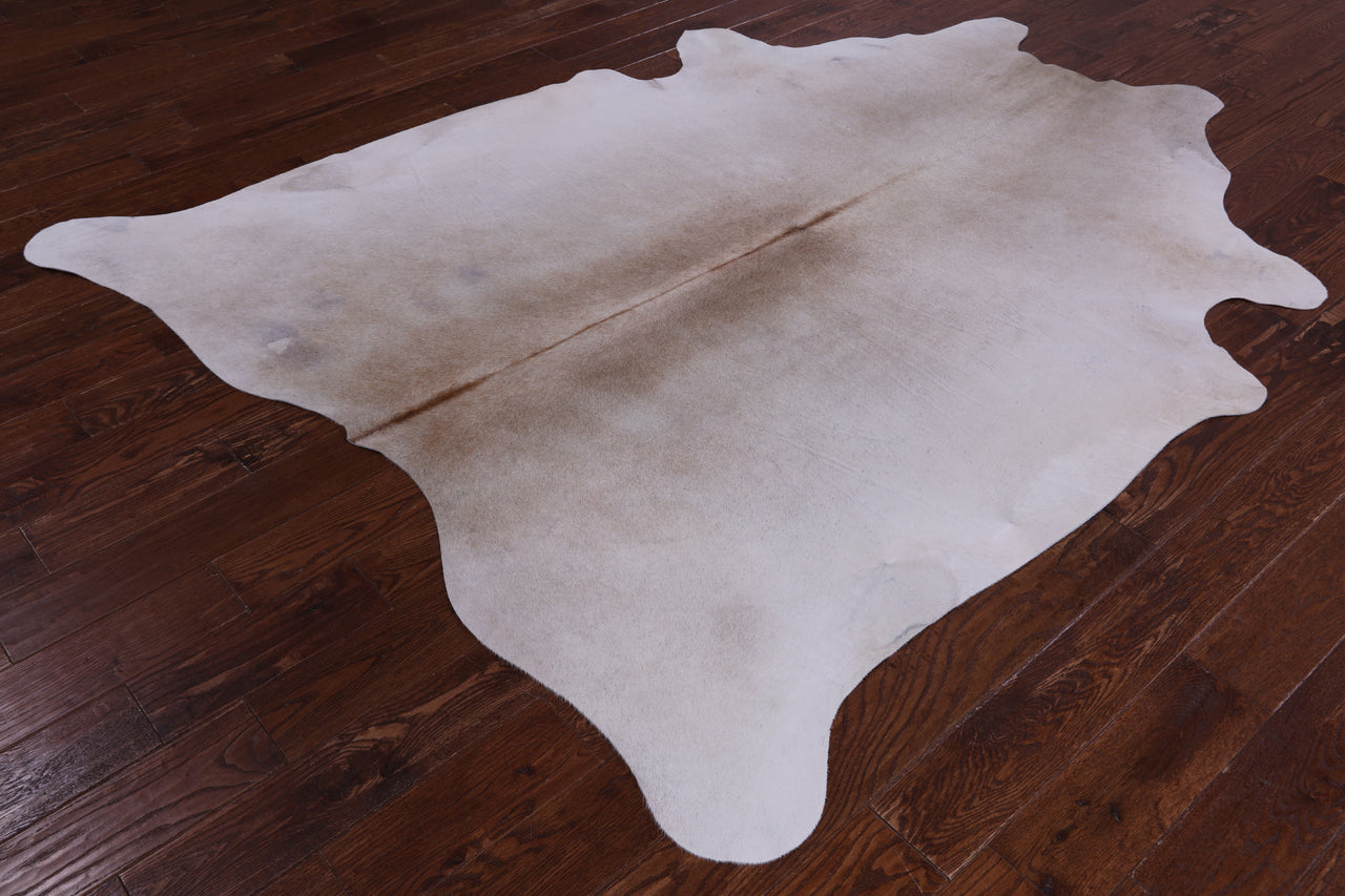 SUPER SALE Beige Natural Cowhide Rug - XX-Large 8' 0"H x 6' 5"W