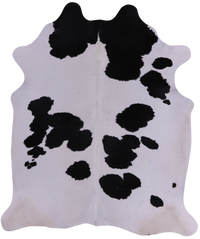 Thumbnail for SUPER SALE Black & White Natural Cowhide Rug - XX-Large 7' 8