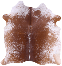Thumbnail for SUPER SALE Brown Salt & Pepper Natural Cowhide Rug - X-Large 6' 8