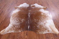 Thumbnail for SUPER SALE Brown Salt & Pepper Natural Cowhide Rug - X-Large 6' 8