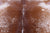 SUPER SALE Brown Salt & Pepper Natural Cowhide Rug - X-Large 6' 8"H x 6' 2"W