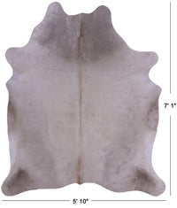 Thumbnail for SUPER SALE Beige Natural Cowhide Rug - X-Large 7' 1