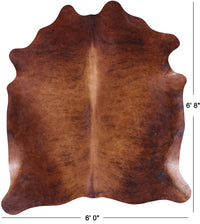 Thumbnail for SUPER SALE Brindle Natural Cowhide Rug - X-Large 6' 8