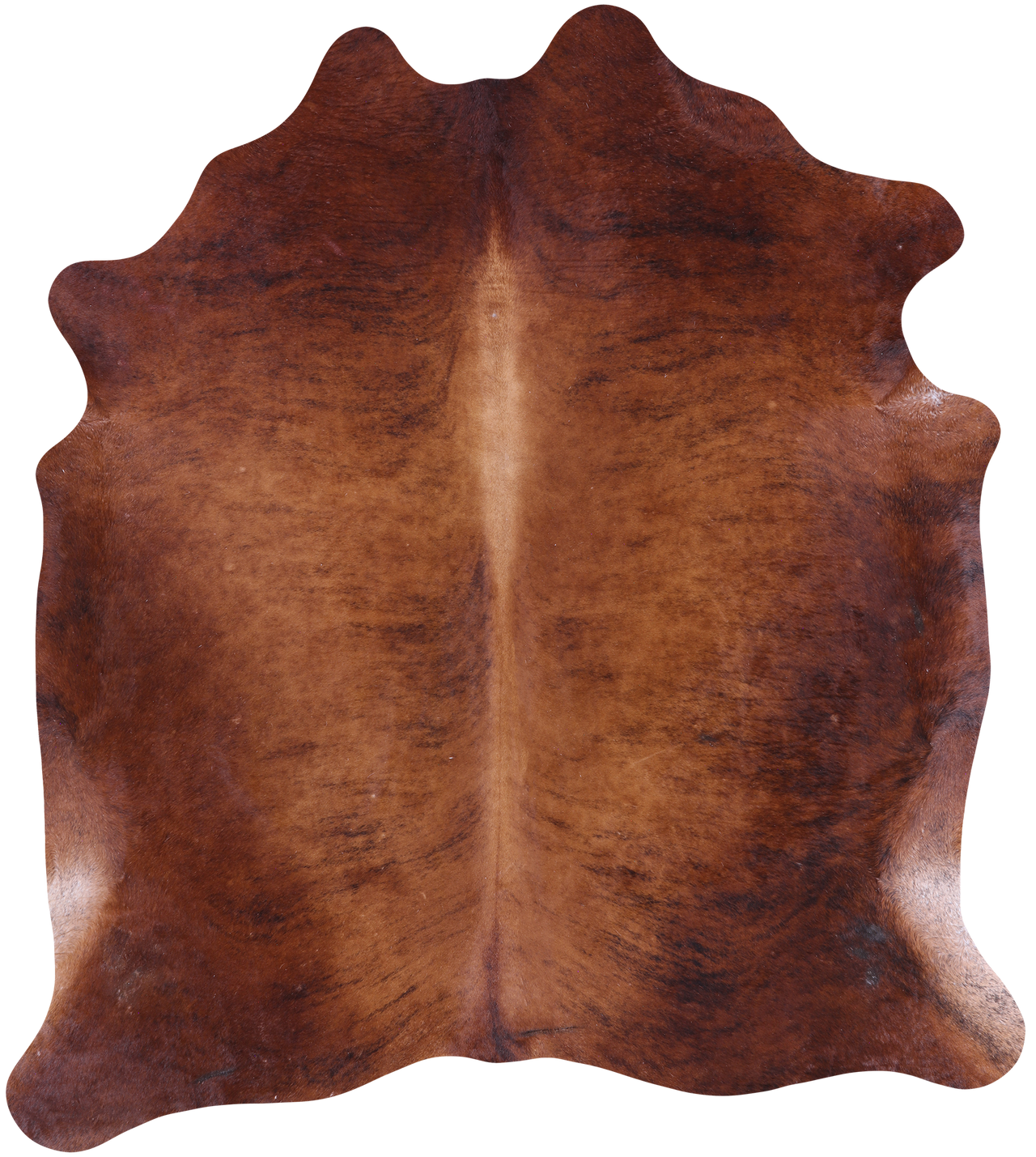 SUPER SALE Brindle Natural Cowhide Rug - X-Large 6' 8"H x 6' 0"W