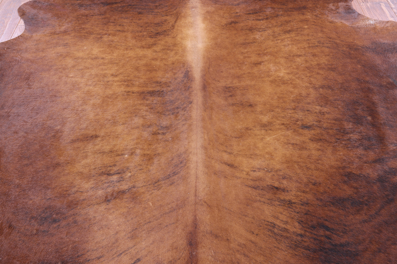 SUPER SALE Brindle Natural Cowhide Rug - X-Large 6' 8"H x 6' 0"W