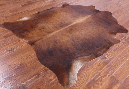SUPER SALE Brindle Natural Cowhide Rug - X-Large 6' 8