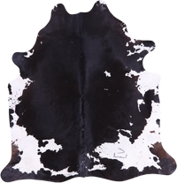 Thumbnail for SUPER SALE Black & White Natural Cowhide Rug - XX-Large 7' 9