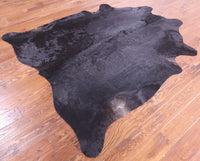 Thumbnail for SUPER SALE Black Natural Cowhide Rug - X-Large 7' 1