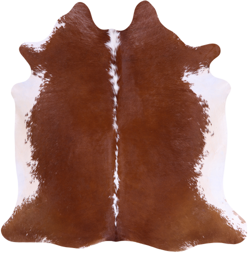 SUPER SALE Brown & White Natural Cowhide Rug - Large 6' 5