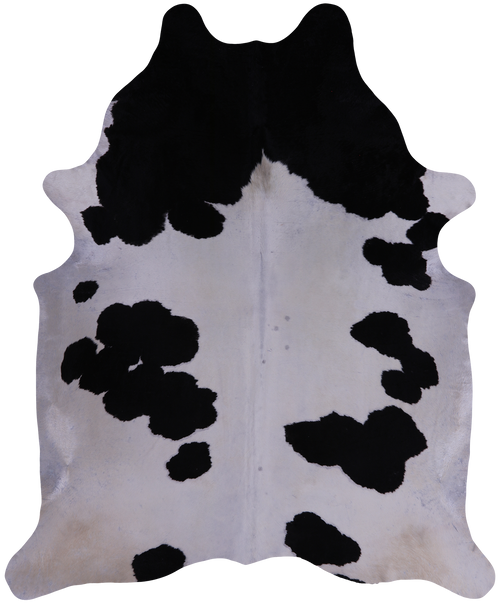 SUPER SALE Black & White Natural Cowhide Rug - XX-Large 8' 9