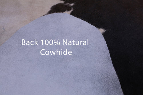 SUPER SALE Brown & White Natural Cowhide Rug - XX-Large 7' 7