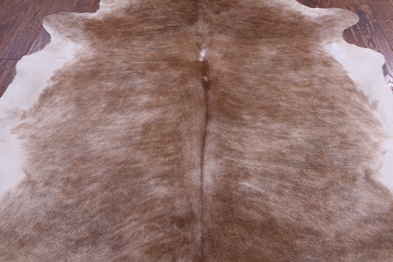 SUPER SALE Light Brown Natural Cowhide Rug - XX-Large 7' 7"H x 7' 0"W