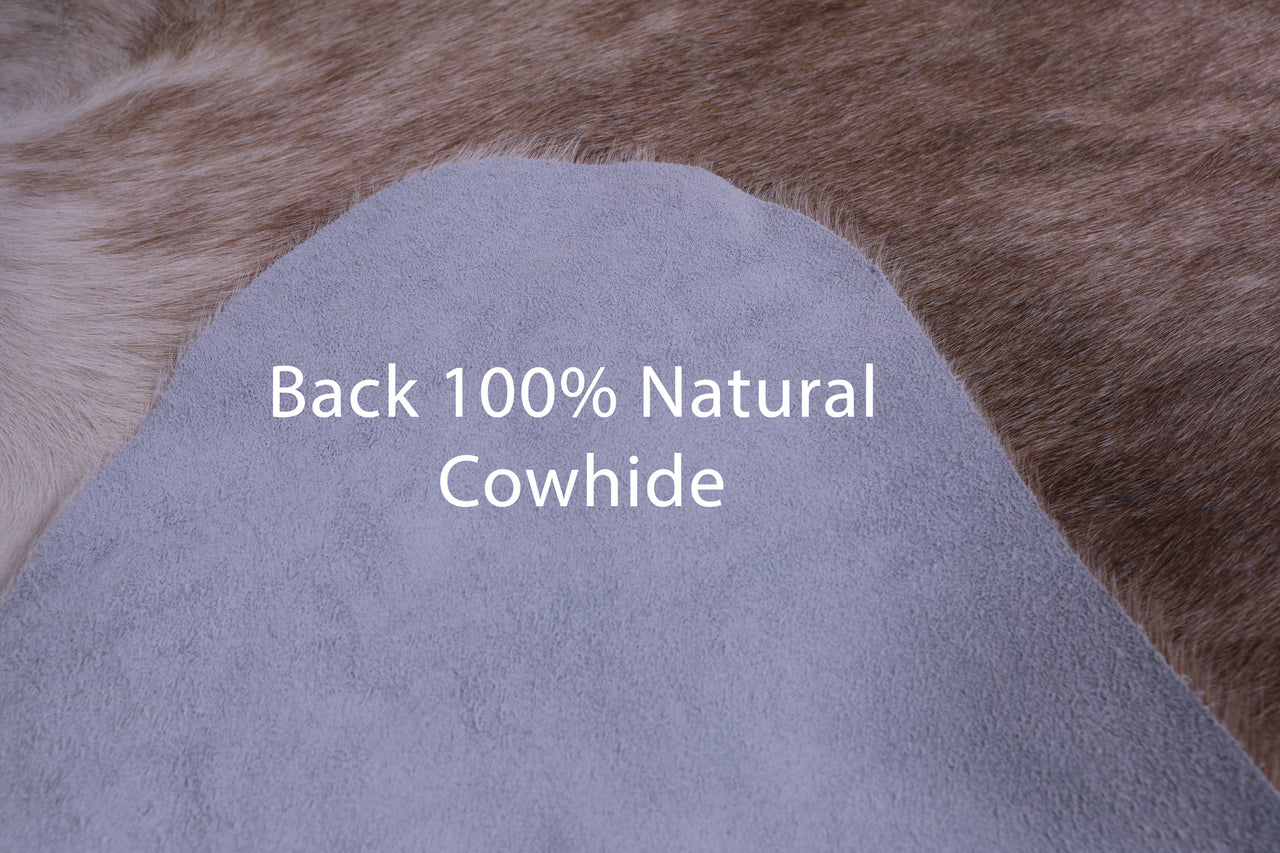 SUPER SALE Light Brown Natural Cowhide Rug - XX-Large 7' 7"H x 7' 0"W