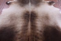 Thumbnail for SUPER SALE Brown & White Natural Cowhide Rug - X-Large 7' 2