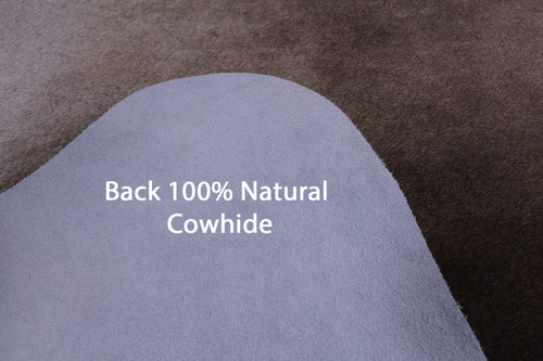 SUPER SALE Brown & White Natural Cowhide Rug - X-Large 7' 2