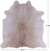 Thumbnail for SUPER SALE Beige Natural Cowhide Rug - X-Large 7' 0