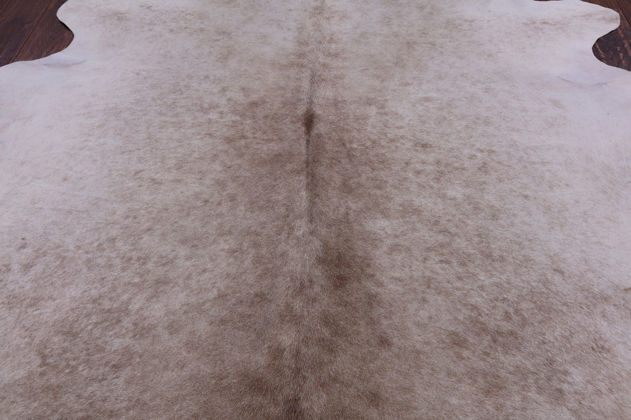 SUPER SALE Beige Natural Cowhide Rug - X-Large 7' 0"H x 6' 7"W