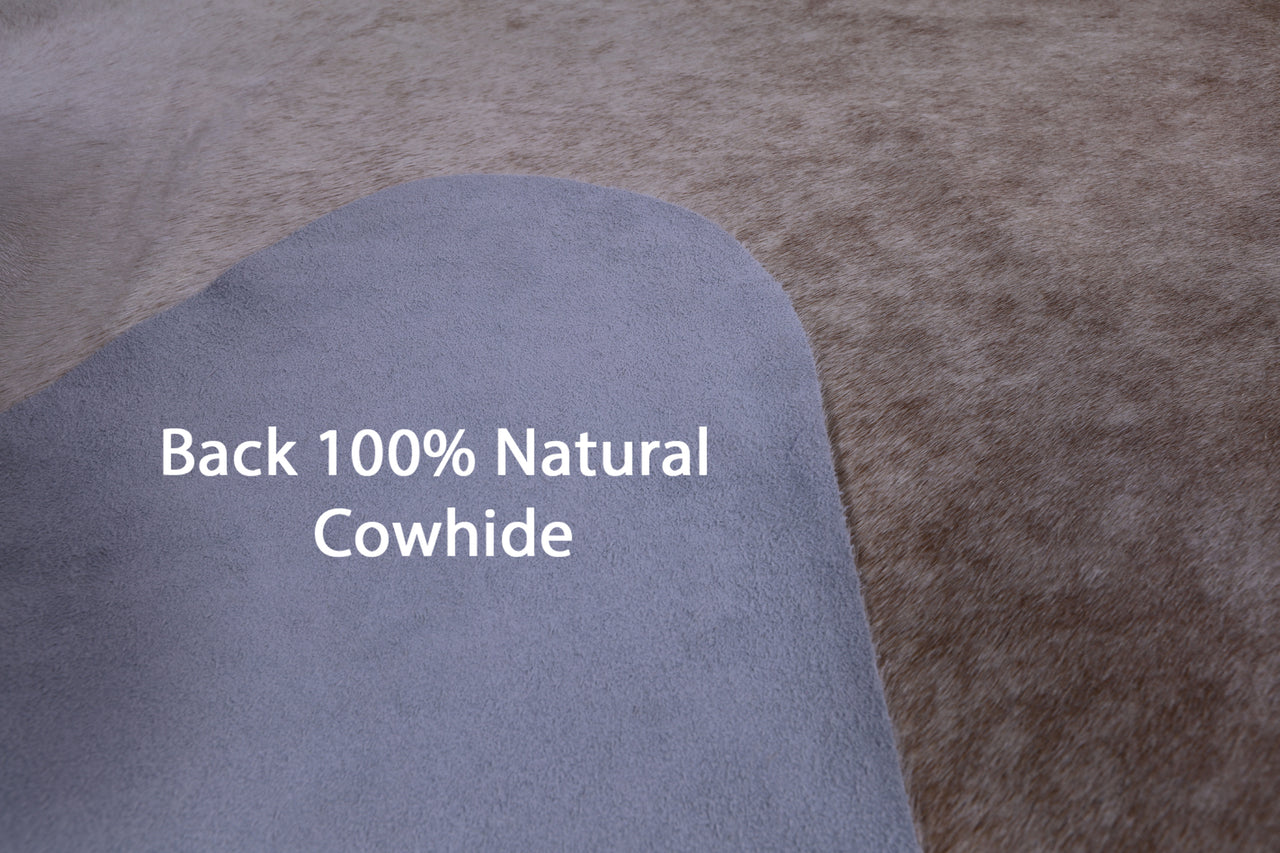 SUPER SALE Beige Natural Cowhide Rug - X-Large 7' 0"H x 6' 7"W
