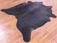 Thumbnail for SUPER SALE Black Natural Cowhide Rug - X-Large 7' 1